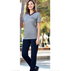 بيجاما نسائي اكمام قصيرة لون الخردل FTS-F8051-HAR بيجاما نسائي اكمام قصيرة لون الخردل FTS-F8051-HAR