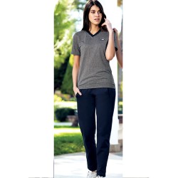 بيجاما نسائي اكمام قصيرة لون ازرق داكن FTS-F8051-LAC بيجاما نسائي اكمام قصيرة لون ازرق داكن FTS-F8051-LAC