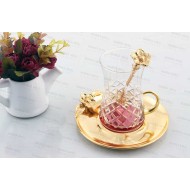 طقم كاسة شاي و اطباق INH-9708-SEF-ALT