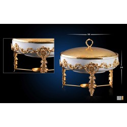 سخان بوفيه مزخرف مع حامل و غطاء INH-9783-SYH-ALT سخان بوفيه مزخرف مع حامل و غطاء INH-9783-SYH-ALT