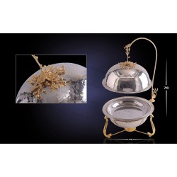 سخان بوفيه مزخرف مع حامل و غطاء INH-9804-ALT-GUM سخان بوفيه مزخرف مع حامل و غطاء INH-9804-ALT-GUM