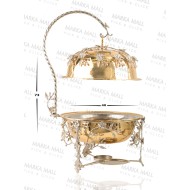 سخان بوفيه مزخرف مع حامل و غطاء INH-9896-ALT-GUM سخان بوفيه مزخرف مع حامل و غطاء INH-9896-ALT-GUM