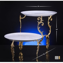 اطباق خزف مع حامل INH-9900-BYZ-ALT اطباق خزف مع حامل INH-9900-BYZ-ALT