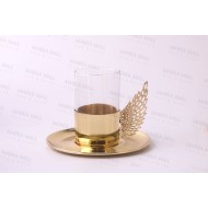 طقم كاسة شاي مع حوامل مزخرفة و اطباق INH-9920-SEF-ALT طقم كاسة شاي مع حوامل مزخرفة و اطباق INH-9920-SEF-ALT