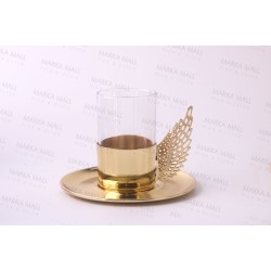 طقم كاسة شاي مع حوامل مزخرفة و اطباق INH-9920-SEF-ALT طقم كاسة شاي مع حوامل مزخرفة و اطباق INH-9920-SEF-ALT