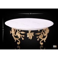 طبق خزف مع حامل INH-9921-BYZ-ALT طبق خزف مع حامل INH-9921-BYZ-ALT