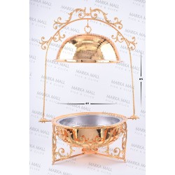 سخان بوفيه مزخرف مع حامل و غطاء INH-9982-ALT-GUM سخان بوفيه مزخرف مع حامل و غطاء INH-9982-ALT-GUM