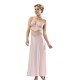 Cotton Bridal Nighty Six Pices Set Lingerie Natural Cotton 100% POWDER Color MG-7824-PUD
