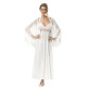 Cotton Long Nightgown Set Lingerie Natural Cotton 100% WHITE Color MG-7911-BYZ