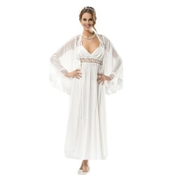 لانجري طقم عرائس ستة قطع قطن قطن طبيعي 100% لون أبيض MG-7920-BYZ لانجري طقم عرائس ستة قطع قطن قطن طبيعي 100% لون أبيض MG-7920-BYZ