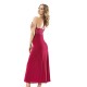 Cotton Long Nightgown Lingerie Natural Cotton 100% BORDEAUX Color MG-9914-BRD Cotton Long Nightgown Lingerie Natural Cotton 100% BORDEAUX Color MG-9914-BRD