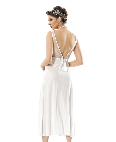 Cotton Bridal Nighty Six Pices Set Lingerie Natural Cotton 100% WHITE Color MG-9940-BYZ Cotton Bridal Nighty Six Pices Set Lingerie Natural Cotton 100% WHITE Color MG-9940-BYZ