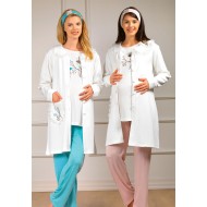 Haluk Bayram 2821 بيجاما مبطنة حوامل