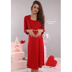 Bone 3928 روب حوامل  - أحمر