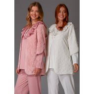 Bone 4404 بيجاما حوامل فرو - سكري Bone 4404 بيجاما حوامل فرو - سكري