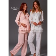 Bone 4416 بيجاما حوامل  - أزرق Bone 4416 بيجاما حوامل  - أزرق