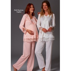 Bone 4416 بيجاما حوامل  - أزرق Bone 4416 بيجاما حوامل  - أزرق