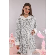 Emose 3862 بيجاما حوامل نمط ورد مطرز  Emose 3862 بيجاما حوامل نمط ورد مطرز