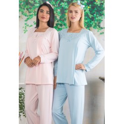 Emose 4030 بيجاما حوامل  - أزرق Emose 4030 بيجاما حوامل  - أزرق