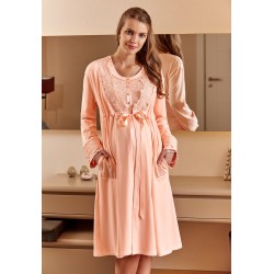 Eros 20804 روب حوامل قطعتين - السلمون الوردي Eros 20804 روب حوامل قطعتين - السلمون الوردي