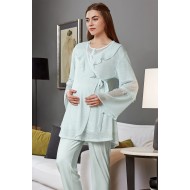 Eros 21620 بيجاما حوامل اخضر نعناع  - النعناع الأخضر Eros 21620 بيجاما حوامل اخضر نعناع  - النعناع الأخضر