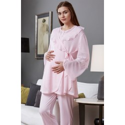 Eros 21620 بيجاما حوامل زهري  - زهري Eros 21620 بيجاما حوامل زهري  - زهري