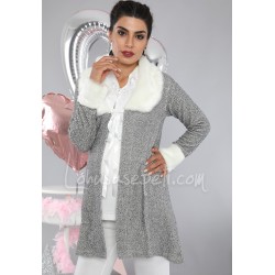 Marilyn 3637 بيجاما ياقة فرو حوامل  Marilyn 3637 بيجاما ياقة فرو حوامل