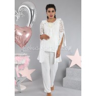 Tuba 7522 بيجاما حوامل 3 قطع Set - سكري Tuba 7522 بيجاما حوامل 3 قطع Set - سكري