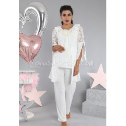 Tuba 7522 بيجاما حوامل 3 قطع Set - سكري Tuba 7522 بيجاما حوامل 3 قطع Set - سكري