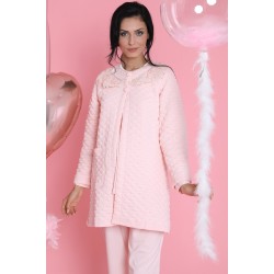 Tuba 7568 بيجاما حوامل مبطن  - البودرة الوردي