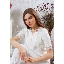 Tuba 8224 بيجاما حوامل - البودرة الوردي Tuba 8224 بيجاما حوامل - البودرة الوردي