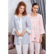 Tuba 8512 بيجاما حوامل ثلاث قطع - البودرة الوردي Tuba 8512 بيجاما حوامل ثلاث قطع - البودرة الوردي