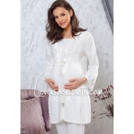 Tuba 8516 بيجاما حوامل ثلاث قطع - سكري Tuba 8516 بيجاما حوامل ثلاث قطع - سكري