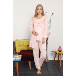 Tuba 8530p بيجاما حوامل زهري قماش الجاكار Tuba 8530p بيجاما حوامل زهري قماش الجاكار