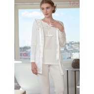 Tuba 6559 بيجاما تريكو حوامل  Tuba 6559 بيجاما تريكو حوامل