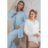 Emose 4048 بيجاما حوامل  - أزرق Emose 4048 بيجاما حوامل  - أزرق