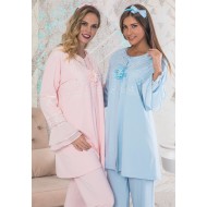 Emose 4052 بيجاما حوامل  - أزرق Emose 4052 بيجاما حوامل  - أزرق