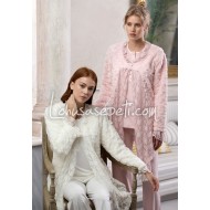 Feyza 3128 بيجاما تريكو حوامل فرو  - سكري Feyza 3128 بيجاما تريكو حوامل فرو  - سكري