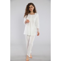 Pregnant sepeti 2080 بيجاما حوامل بيج خافت - سكري Pregnant sepeti 2080 بيجاما حوامل بيج خافت - سكري