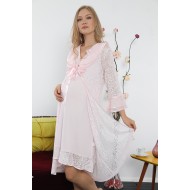 Marilyn 2442p روب حوامل لون بودرة زهري  Marilyn 2442p روب حوامل لون بودرة زهري