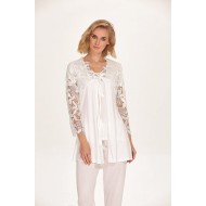 Marilyn 3722e بيجاما حوامل بيج فاتح  Marilyn 3722e بيجاما حوامل بيج فاتح