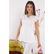 Marilyn 5625e بيجاما حوامل بيج فاتح  Marilyn 5625e بيجاما حوامل بيج فاتح