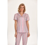 Marilyn 5657 بيجاما حوامل مخطط ازرار أمامية Marilyn 5657 بيجاما حوامل مخطط ازرار أمامية