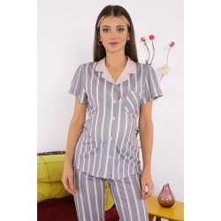 Marilyn 5660 بيجاما حوامل لون أرجواني  Marilyn 5660 بيجاما حوامل لون أرجواني