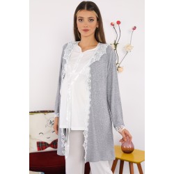 Marilyn 7064e بيجاما حوامل بيج فاتح رمادي  Marilyn 7064e بيجاما حوامل بيج فاتح رمادي