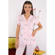 Marilyn 8425 بيجاما حوامل ازرار أمامية Marilyn 8425 بيجاما حوامل ازرار أمامية