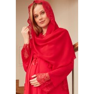 Mecit 0017 سكارف حوامل احمر  Mecit 0017 سكارف حوامل احمر