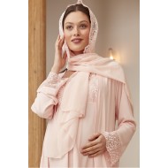 Mecit 0018 سكارف حوامل لون بودرة 