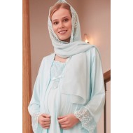 Mecit 0019 سكارف حوامل تركواز 