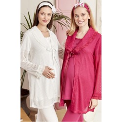 Mecit 5008fe بيجاما حوامل  - فوشيا Mecit 5008fe بيجاما حوامل  - فوشيا